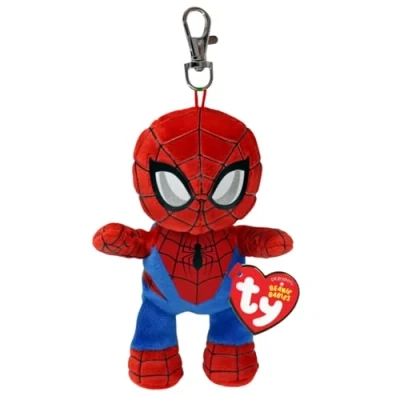 Afbeelding van TY Beanie Babies Clip Marvel Knuffel Spiderman 12 cm