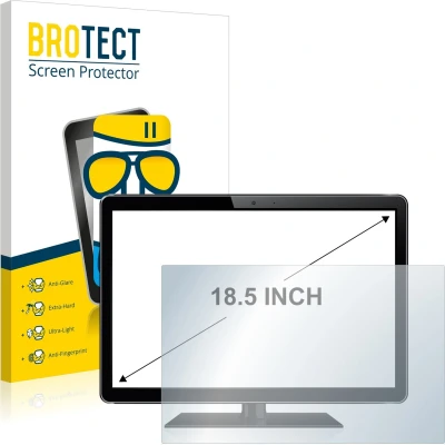 Afbeelding van BROTECT Screenprotector voor Industriële Monitoren met 18.5 inch Schermen [410 mm x 231 mm, 16:9] Folie Beschermfolie Beschermglas matte