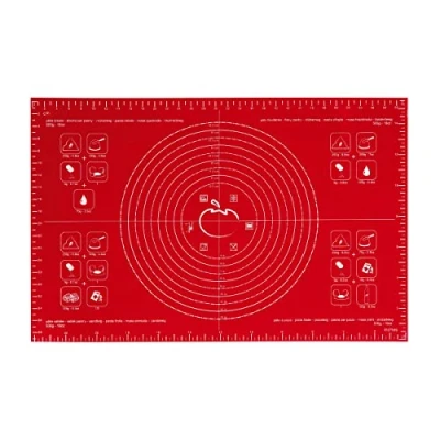 Afbeelding van Mastrad Bakmat Groot Siliconen Rood