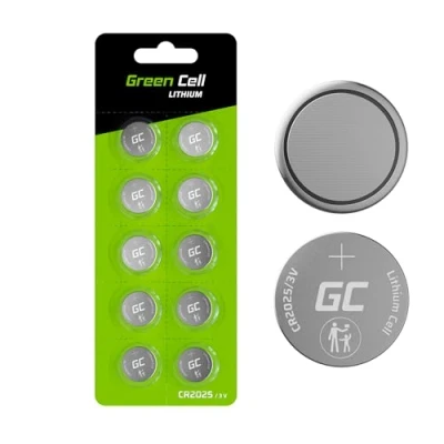 Afbeelding van Green Cell CR2025 Knoopcel Lithium 3 V 160 mAh 5 stuk(s)