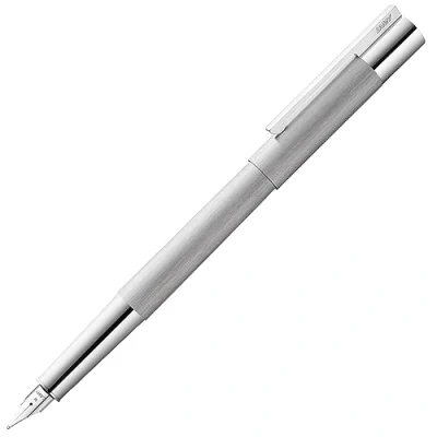 Afbeelding van Lamy Scala Brushed Steel FP EF Gratis graveren