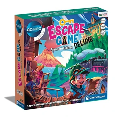 Afbeelding van Clementoni Escape Game, spel voor kinderen vanaf 8 jaar, Deluxe versie, 30 x 7,7 cm