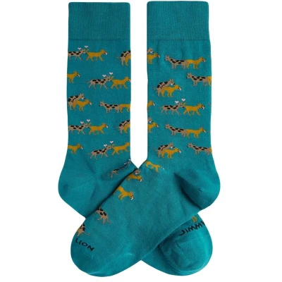 Afbeelding van Jimmy Lion unisex sokken puppy love blauw