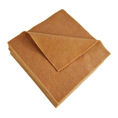 Afbeelding van Zachte viltstift, flexibel vilt om te knutselen, 1,4 mm dik, 15 x cm, viltpakket voor knutselen en naaien (bruin)