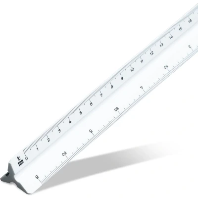 Afbeelding van Aristo schaalstok 30 cm 1 : 15 20 25 33 1/3 50 100 AR 1314/1