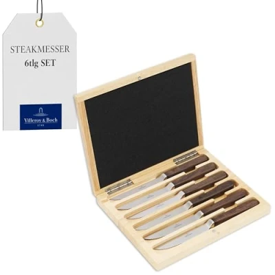 Afbeelding van Villeroy &amp; Boch Steakmessen / Pizzamessen NewWave Texas 6 Stuks