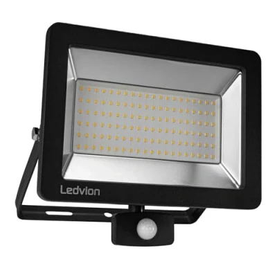 Afbeelding van Ledvion LED Breedstraler, 100 watt Osram 6500K 12000 lumen werklamp, outdoor Breedstraler IP65 waterdicht