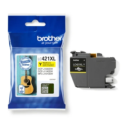 Image de Brother LC 421XL Cartouche Jaune