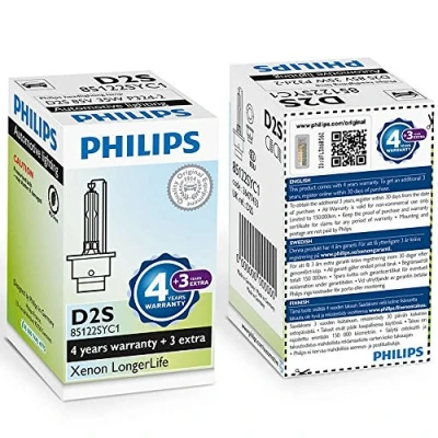 Afbeelding van PHILIPS 85122SYC1 Gloeilamp, verstraler D2S 85V 35W 4300K Xenon AUDI: A3 Sportback, A6 C6 Avant, Allroad, BMW: 5 Saloon, Touring, 7