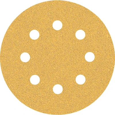 Image de BOSCH 2608900795 Feuille abrasive Expert C470 Best pour le bois et la peinture, diamètre 115 mm, grain 60, 8 trous (5 pcs)
