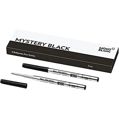 Afbeelding van Navulling voor balpen Montblanc 128210 Zwart (2 Stuks)