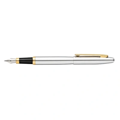 Afbeelding van Sheaffer VFM Chrome GT Vulpen Schrijfwijze: Medium Kleur: Chroom De Vulpenwereld