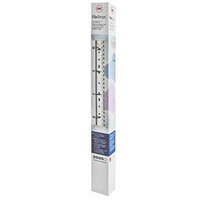 Afbeelding van Filestrip GBC 21 gaats A4 transparant 100stuks