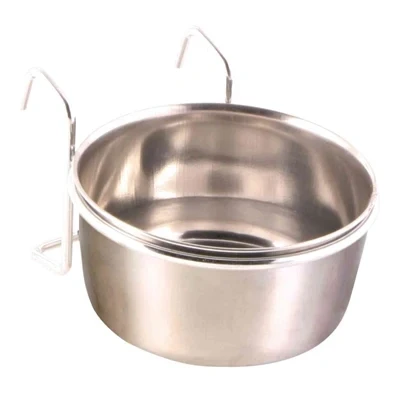 Afbeelding van Trixie Voerbak Met Houder Om Op Te Hangen Rvs 300 ML 9 CM (405230)