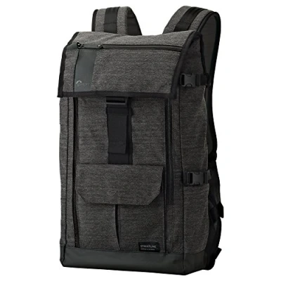 Afbeelding van Lowepro StreamLine BP 250 Rugzak voor camera met lenzen en tablet / notebook polyurethaan, leer, tarpaulin, 600D Oxford poly/katoen houtskoolgrijs