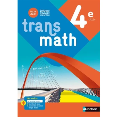 Image de Transmath Mathématiques 4e Manuel élève 2021
