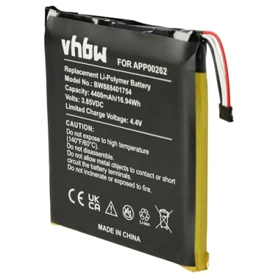 Afbeelding van vhbw Batterij compatibel met Caterpillar Cat S61, 4400 mAh, 3,85 V, Li polymeer