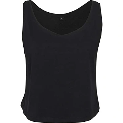 Afbeelding van Build your Brand Ladies ́ Oversized Tanktop BY051 Black