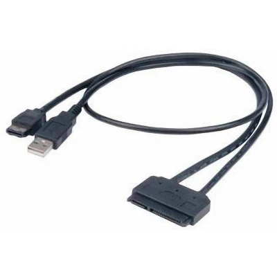 Afbeelding van Akasa HDD/ SSD Adapter [1x SATA combi bus 15+7 polig 1x USB A 2.0 stekker, eSATA stekker 7 polig] 0.40 m