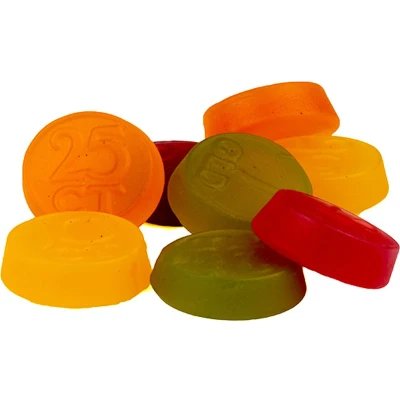 Afbeelding van Red Band Fruitgum Munten 6 kilo