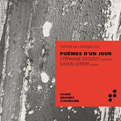 Afbeelding van Stephane Degout Simon Lepper Poèmes D&#039;un Jour (CD)