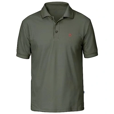 Afbeelding van Crowley Piqué Polo Heren Mountain Grey 300 M Groen Outdoor Shirt