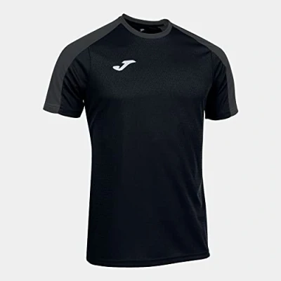 Afbeelding van Joma Eco Championship Shirt Korte Mouw Heren Zwart / Antraciet Maat: L