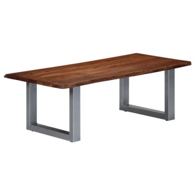 Afbeelding van Salontafel met natuurlijke randen 115x60x40 cm acaciahout