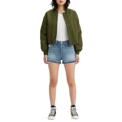 Afbeelding van Levi&#039;s 501 Original Short Jeansshort, Dames, Maat: 30, Blue denim
