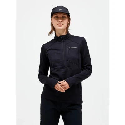Afbeelding van Peak Performance Trail Polartec HALF ZIP Fleece trui, Dames, Maat: Small, Black