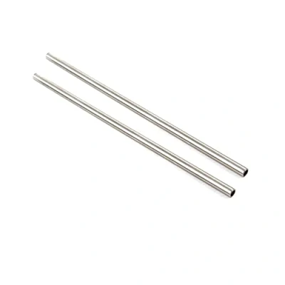 Afbeelding van Set van 2 rechte haarbuizen 304 roestvrij staal, buitendiameter 6 mm x mm, lengte 250