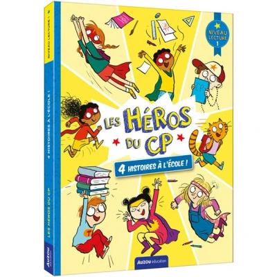 Image de Les héros du CP 4 histoires de à l&#039;école niv 1