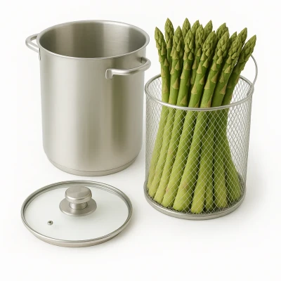 Afbeelding van Cookinglife Pastapan / Aspergepan RVS ø 16 cm 4.0 liter PFAS&amp;PFOA vrij