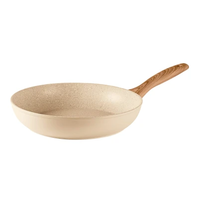 Afbeelding van Sambonet Koekenpan Rock &#039;n&#039; Rose Creme ø 24 cm Standaard anti aanbaklaag