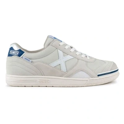 Afbeelding van Munich Gresca Sneakers laag, Heren, Maat: 44, Beige Leer/ synthetisch