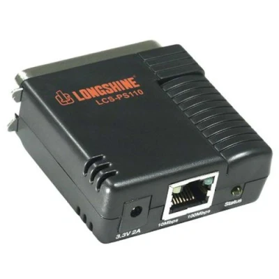 Image de Serveur d&#039;impression 100Mbit 1x parallèle TP Longshine LCS PS110