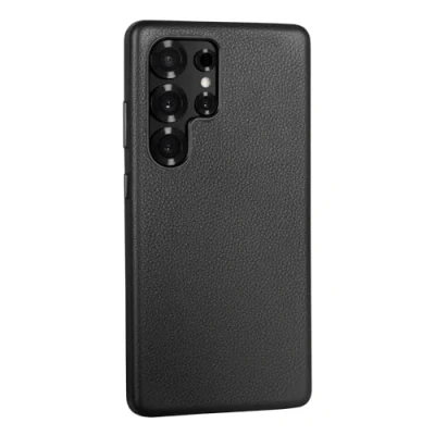 Afbeelding van TORRO Étui en cuir de qualité supérieure compatible avec Samsung Galaxy S25 ultra 5G (6,9&quot;) 2025 Housse protection fine véritable (compatible chargement MagSafe) Noir