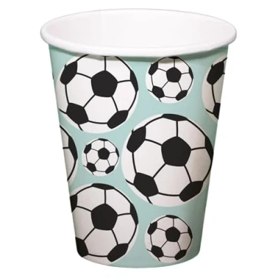Afbeelding van Bekers Fantastic Football 250 ml 8 stuks