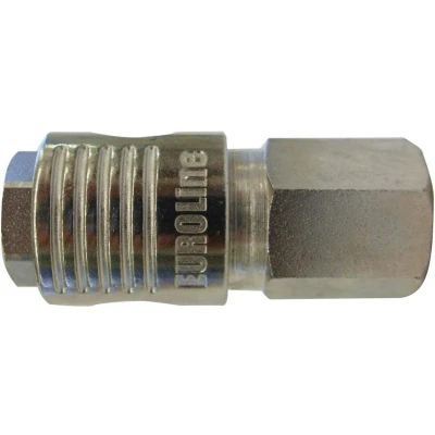 Afbeelding van CriKo universele snelkoppeling voor compressor Euro en Orionkoppeling 1/4&quot; binnendraad Max 16 bar