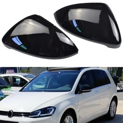 Afbeelding van Kakulkomen 1 x Paia linker en rechterspiegelhoes voor V W Golf MK7 7.5 GTI 7 R (glanzend zwart)