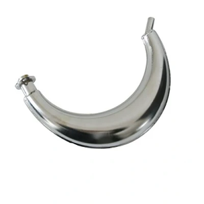 Afbeelding van JRL Uitlaatdemper Chroom voor 49cc 50cc 60cc 66cc 80cc fiets benzinemotor Kit Motorized Bike