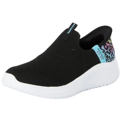 Afbeelding van Skechers Girls Glisser sur, Black Mesh/Multi Trim, 43 EU, Mesh Multi EU