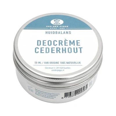 Afbeelding van Van der Pigge Huidbalans deocreme ceder 50 ml