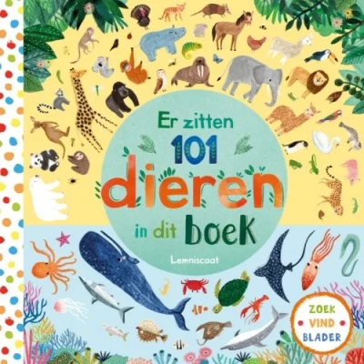 Afbeelding van Uitgeverij lemniscaat doeboek er zitten 101 dieren in dit boek