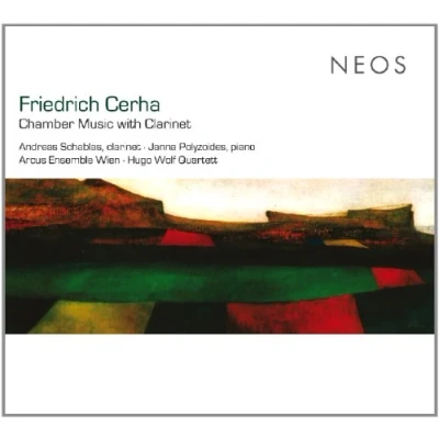 Afbeelding van Andreas Schablas, Janna Polyzoides, Arcus Ensemble Wien, Hugo Wolf Quartett Cerha: Chamber Music With Clarinet (CD)