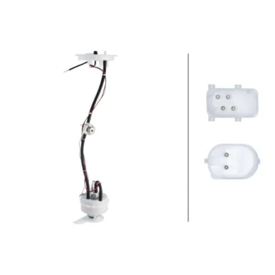 Afbeelding van HELLA 8TF 358 302 921 Brandstoftoevoereenheid Met pakking Electrisch BMW: 5 Touring, Saloon