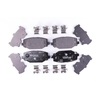Afbeelding van HELLA 8DB 355 020 311 Remblokkenset Met akoestische slijtagewaarschuwing toebehoren FIAT: Freemont, LANCIA: Voyager, DODGE: Journey MPV
