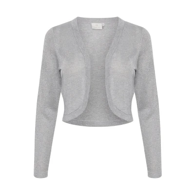 Afbeelding van Kaffe Kaankra Vest, Dames, Maat: Large, Light grey/silver