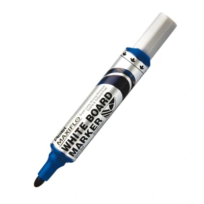 Afbeelding van Viltstift Pentel MWL5M Maxiflo whiteboard blauw 3mm