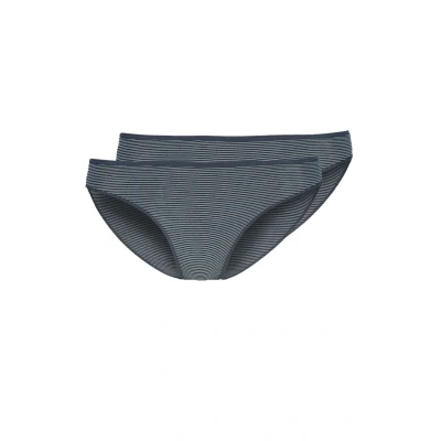 Afbeelding van Schiesser TAI 2 PACK Slip, Dames, Maat: 38, Nachtblau